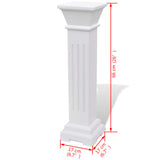NNEVL Classic Square Pillar Plant Stand MDF