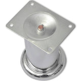 NNEVL Round Sofa Legs 4 pcs Chrome 60 mm