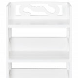 NNEVL Bathroom Cabinet Albuquerque Wood White 46x24x117.5 cm