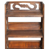 NNEVL Bathroom Cabinet Albuquerque Wood Brown 46x24x117.5 cm