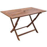 NNEVL Garden Table Anthracite 126x76x72 cm Plastic