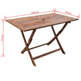 NNEVL Garden Table Anthracite 126x76x72 cm Plastic