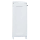 NNEVL Garden Dustbin with 3 Bags Light Grey 65x38x102 cm