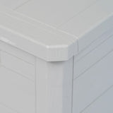 NNEVL Garden Storage Box Brown 120x50x60 cm Poly Rattan