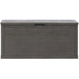 NNEVL Garden Storage Box Brown 120x50x60 cm Poly Rattan
