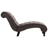 NNEVL Chaise Lounge Grey Velvet