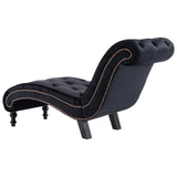 NNEVL Chaise Lounge Black Velvet
