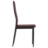 NNEVL Five Piece Dining Set Brown