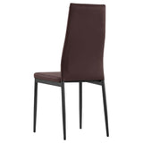 NNEVL Five Piece Dining Set Brown