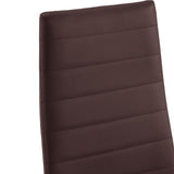 NNEVL Five Piece Dining Set Brown