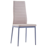 NNEVL Seven Piece Dining Set Cappuccino