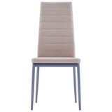 NNEVL Seven Piece Dining Set Cappuccino