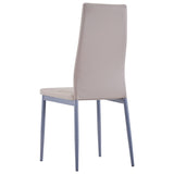NNEVL Seven Piece Dining Set Cappuccino