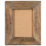 NNEVL Photo Frames 2 pcs 23x28 cm Solid Reclaimed Wood and Glass