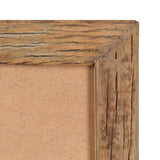 NNEVL Photo Frames 2 pcs 23x28 cm Solid Reclaimed Wood and Glass