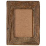 NNEVL Photo Frames 2 pcs 23x28 cm Solid Reclaimed Wood and Glass