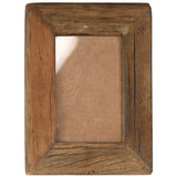 NNEVL Photo Frames 2 pcs 23x28 cm Solid Reclaimed Wood and Glass