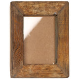 NNEVL Photo Frames 2 pcs 23x28 cm Solid Reclaimed Wood and Glass