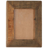 NNEVL Photo Frames 2 pcs 25x30 cm Solid Reclaimed Wood and Glass