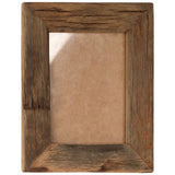 NNEVL Photo Frames 2 pcs 25x30 cm Solid Reclaimed Wood and Glass