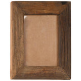 NNEVL Photo Frames 2 pcs 25x30 cm Solid Reclaimed Wood and Glass