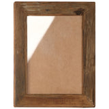 NNEVL Photo Frames 2 pcs 34x40 cm Solid Reclaimed Wood and Glass