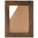 NNEVL Photo Frames 2 pcs 34x40 cm Solid Reclaimed Wood and Glass