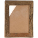 NNEVL Photo Frames 2 pcs 34x40 cm Solid Reclaimed Wood and Glass