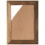 NNEVL Photo Frames 2 pcs 40x50 cm Solid Reclaimed Wood and Glass