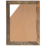 NNEVL Photo Frames 2 pcs 50x60 cm Solid Reclaimed Wood and Glass