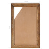 NNEVL Photo Frames 2 pcs 50x70 cm Solid Reclaimed Wood and Glass
