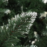 NNEVL Artificial Christmas Tree with Pine Cones and White Glitter 150 cm