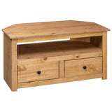 NNEVL Corner TV Cabinet 93x49x49 cm Solid Pine Panama Range