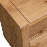 NNEVL Corner TV Cabinet 93x49x49 cm Solid Pine Panama Range