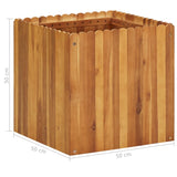 NNEVL Garden Raised Bed 50x50x50 cm Solid Acacia Wood