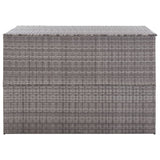 NNEVL Garden Storage Box Grey 150x100x100 cm Poly Rattan