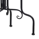 NNEVL Mosaic Side Table Black and White Ceramic