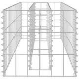 NNEVL Gabion Raised Bed Galvanised Steel 90x30x30 cm