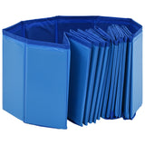 NNEVL Foldable Dog Swimming Pool Blue 160x30 cm PVC
