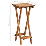 NNEVL Plant Stand 30x30x67 cm Solid Acacia Wood