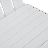NNEVL Double Adirondack Chair Wood White