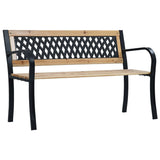 NNEVL Garden Bench 120 cm Wood