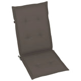 NNEVL Garden Chair Cushions 2 pcs Taupe 120x50x3 cm