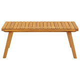 NNEVL Garden Coffee Table 90x55x35 cm Solid Acacia Wood