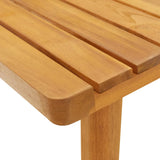 NNEVL Garden Coffee Table 90x55x35 cm Solid Acacia Wood