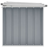 NNEVL Garden Storage Box Grey 129x67x65 cm