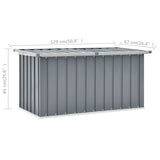 NNEVL Garden Storage Box Grey 129x67x65 cm