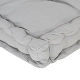 NNEVL Pallet Floor Cushion Cotton 120x40x7 cm Grey