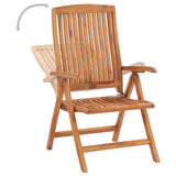 NNEVL Reclining Garden Chairs 2 pcs Solid Teak Wood