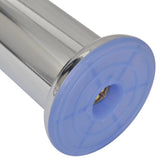 NNEVL Sofa Legs 8 pcs Round Chrome 120 mm
